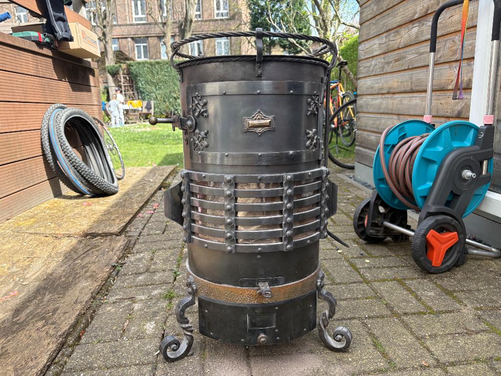 Poêle à bois et à charbon, Comme neuf, Enlèvement, Bois, Autoportant
