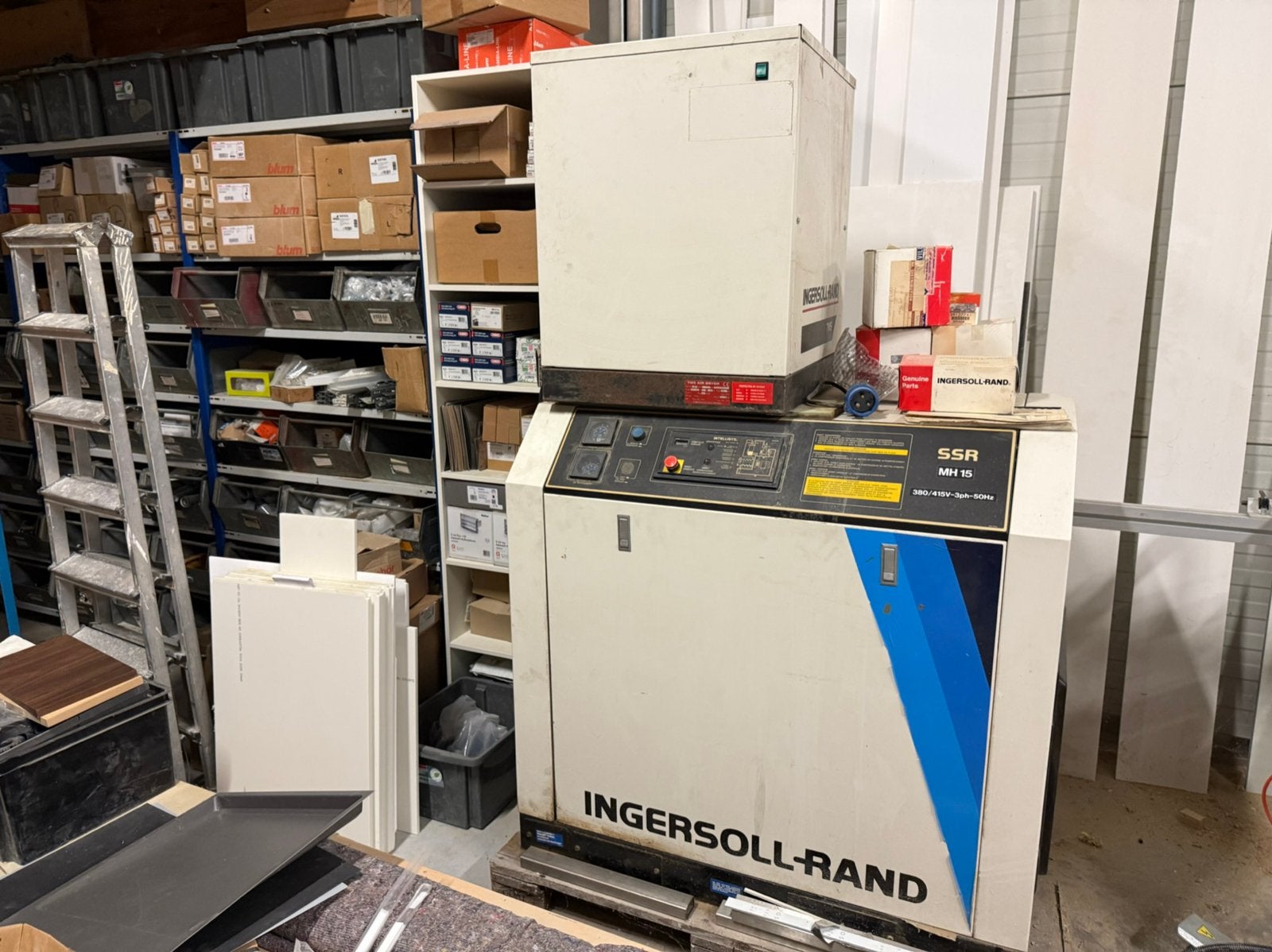 Compressor, Doe-het-zelf en Bouw, Ophalen, Gebruikt, 6 tot 10 bar