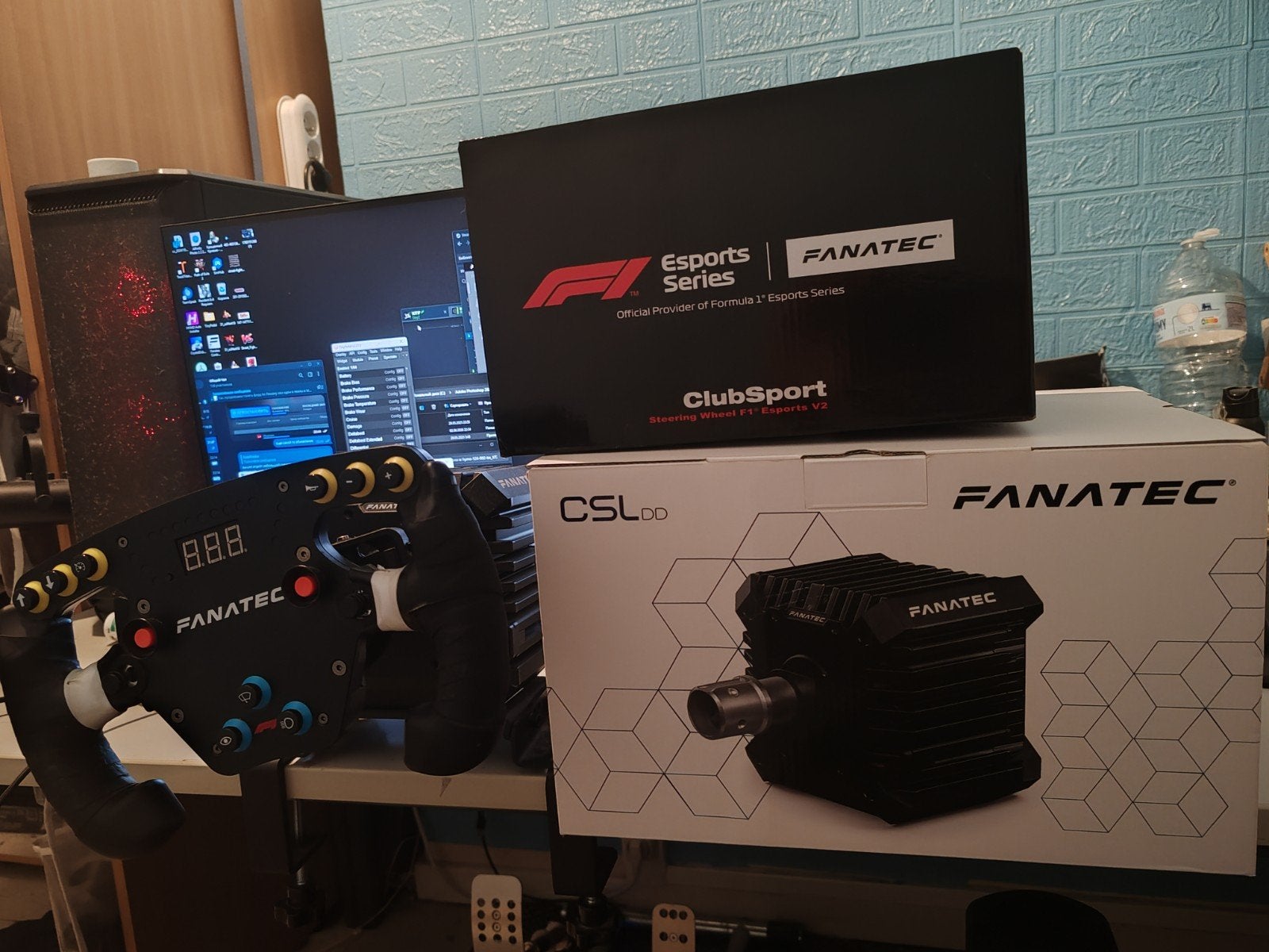 Fanatec CSL DD +Boost Kit+Clubsport Esport F1v2, Informatique & Logiciels, Enlèvement ou Envoi