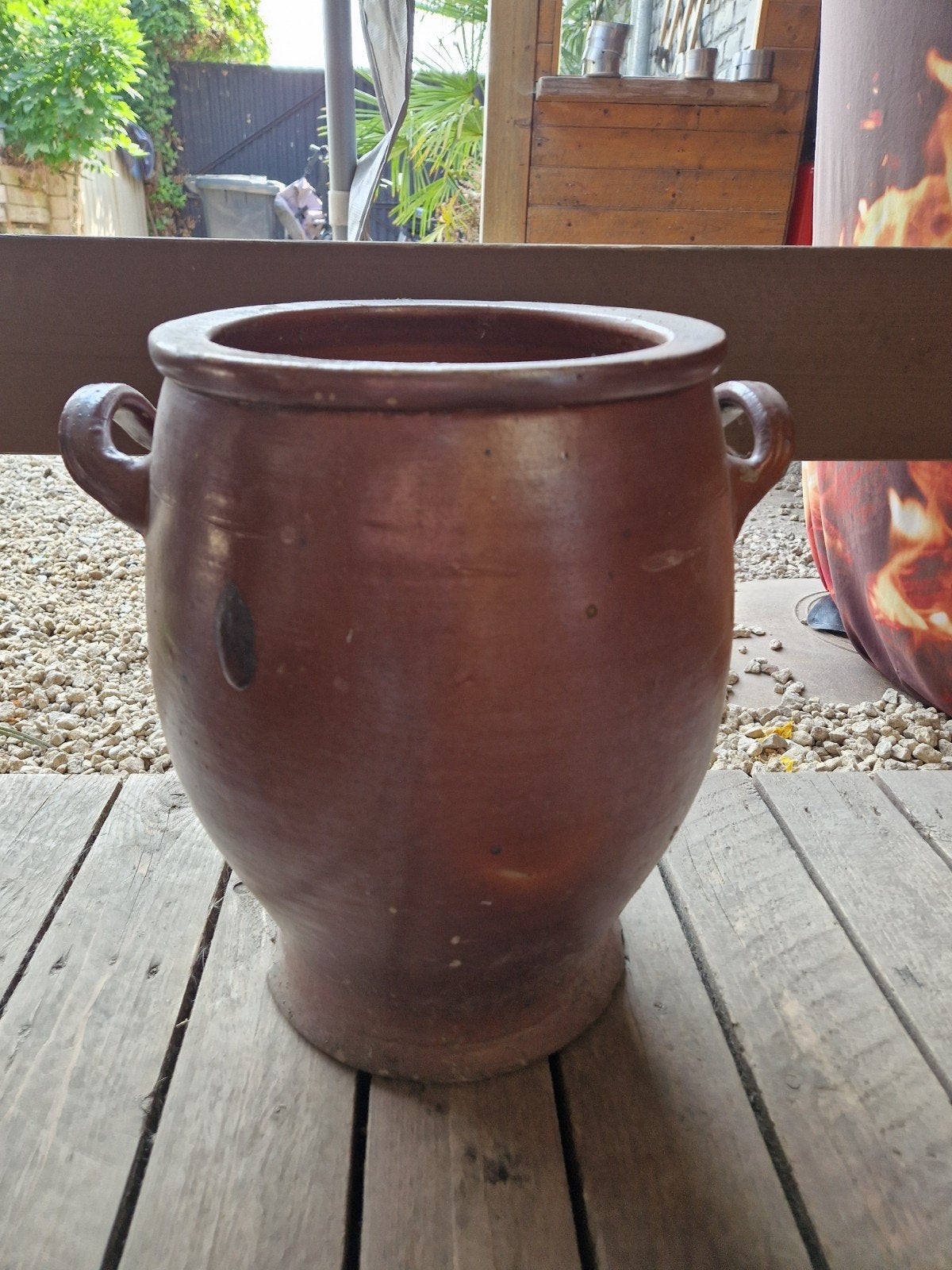 antieke grespot, Tuin en Terras, Ophalen, Steen, Gebruikt, Binnen