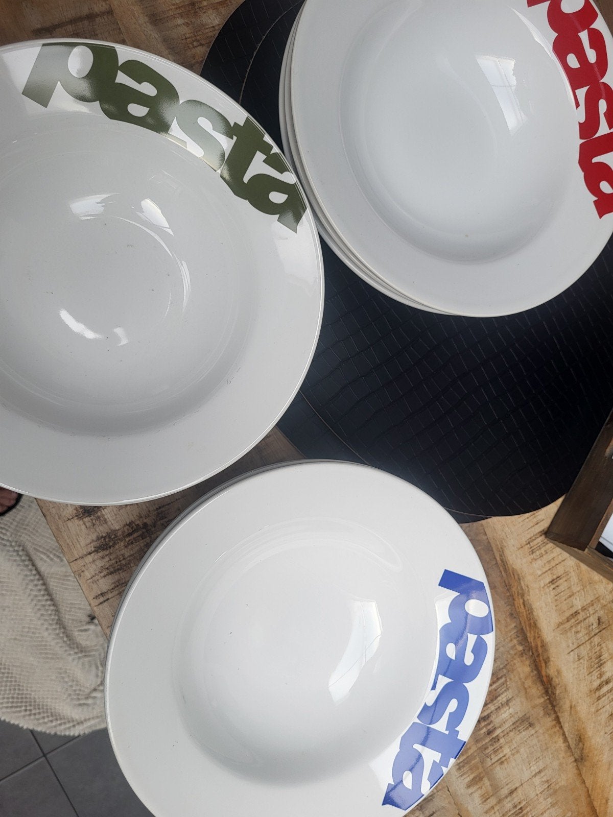 Pasta borden 9 stuks .
Van merk cosy & Trendy ., Huis en Inrichting, Keuken | Servies, Ophalen, Zo goed als nieuw, Overige merken