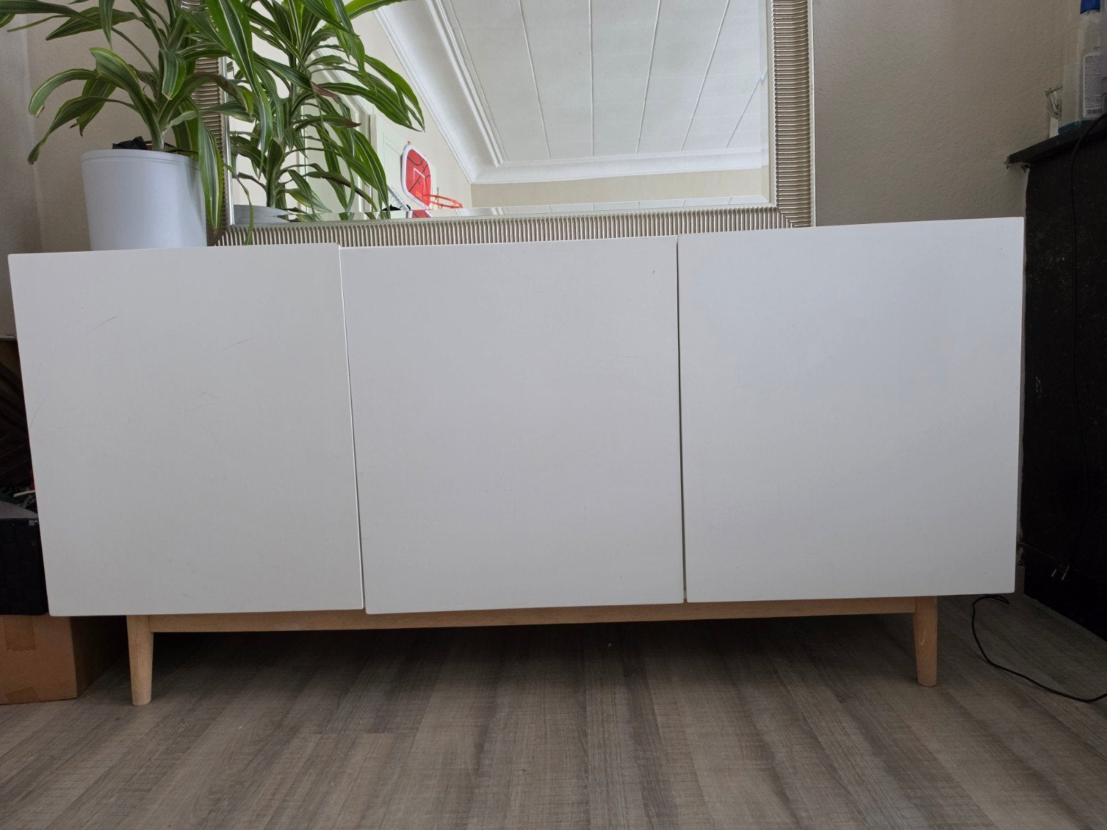 Dressoir, buffet blanc, Maison & Meubles, Avec porte(s), 25 à 50 cm, 150 à 200 cm, Enlèvement