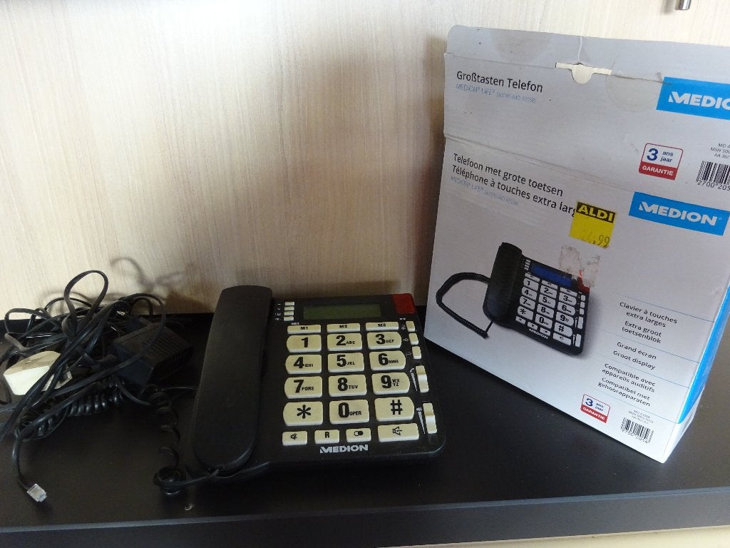 telefoon grote toetsen, Telecommunicatie, Ophalen