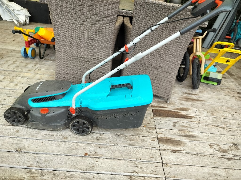 Gardena grasmaaier, Tuin en Terras, Grasmaaiers, Ophalen, Cirkelmaaier, Gebruikt, Elektrische grasmaaier