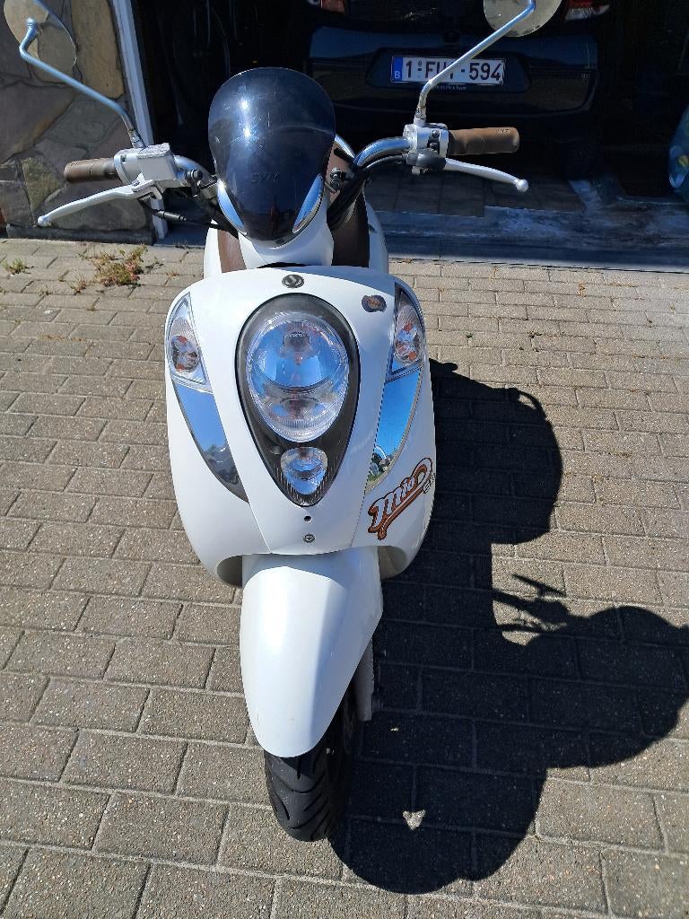 Brommer Sym Mio, Fietsen en Brommers, Gebruikt, Klasse B (45 km/u), Benzine, Ophalen
