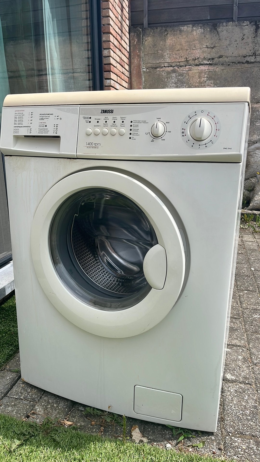 Wasmachine Zanussi, Ophalen, Gebruikt
