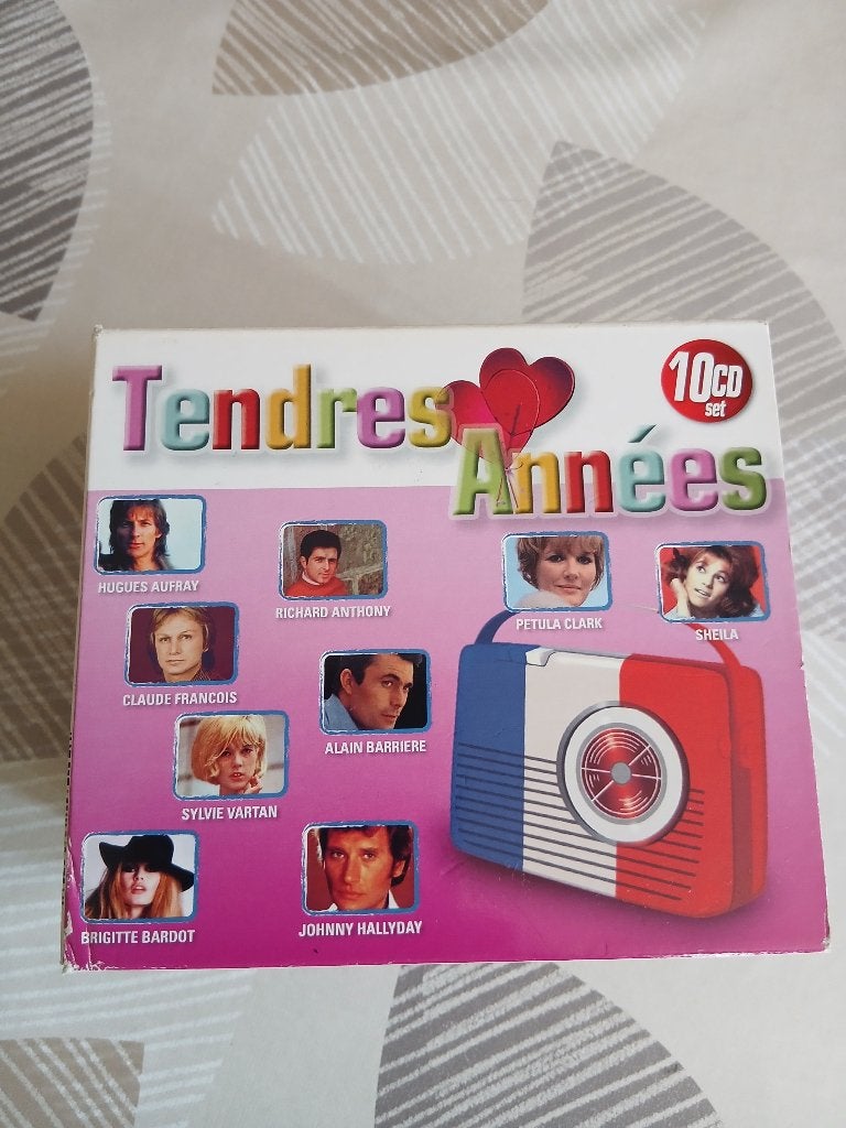 Tendress Années 10cd set Franse chansons, Cd's en Dvd's, Ophalen of Verzenden, Zo goed als nieuw, Boxset, Speciale editie