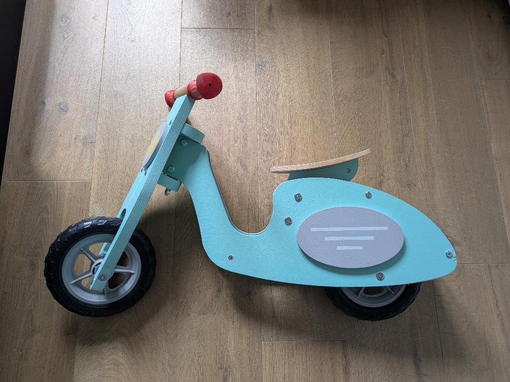 Draisienne en bois — style Scooter/Vespa, Enlèvement, Utilisé, Vélo d'équilibre