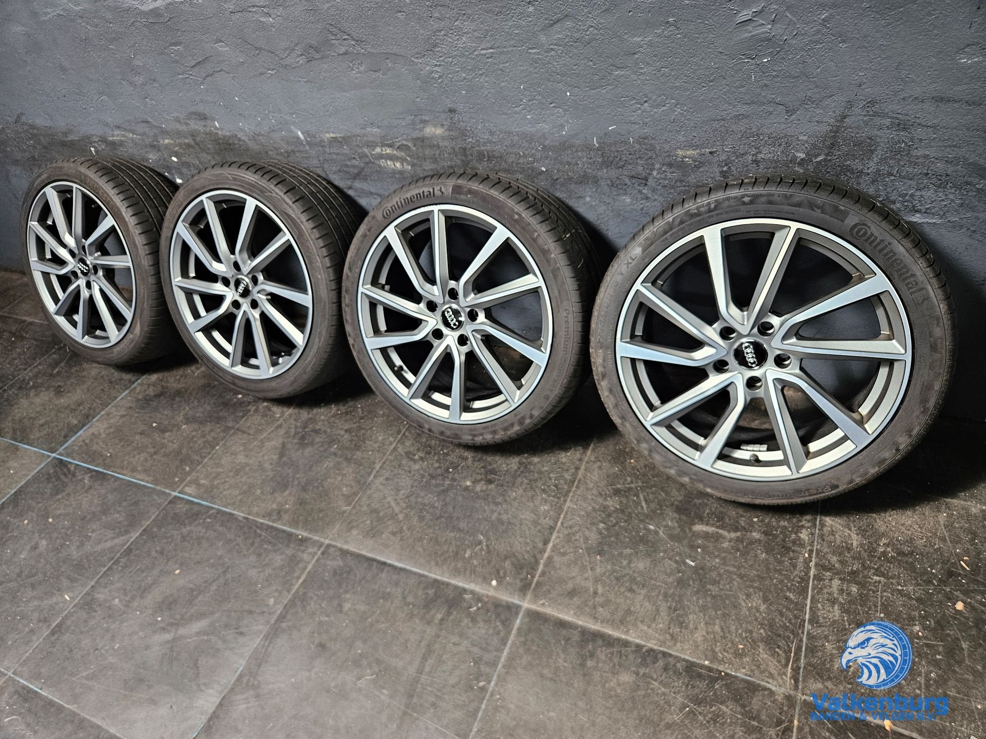 7-8mm! Audi A3 18 inch antraciete velgen 5x112 zomerbanden 2, Pneus et Jantes, Véhicule de tourisme, Pneus été, -