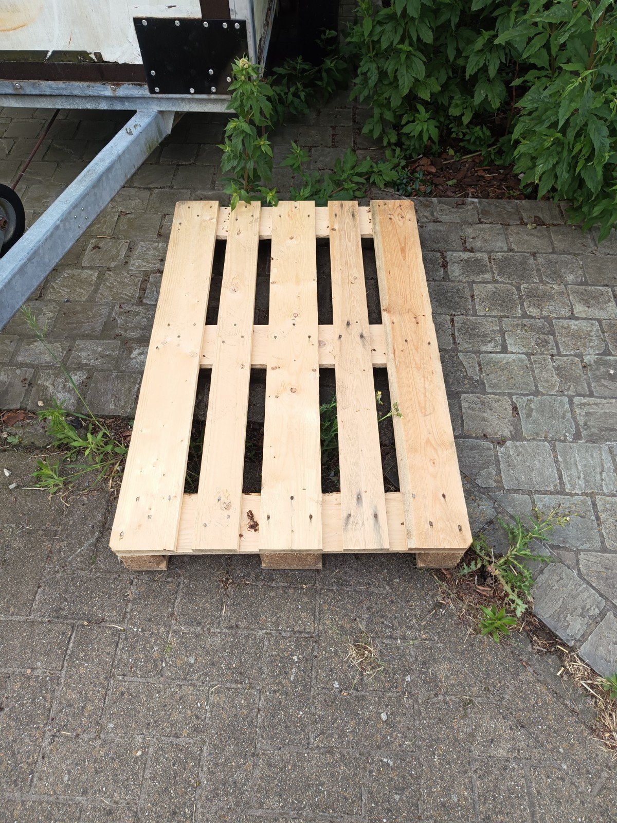 Gratis pallet voor brandhout, Doe-het-zelf en Bouw, Hout en Planken, Ophalen, Pallet