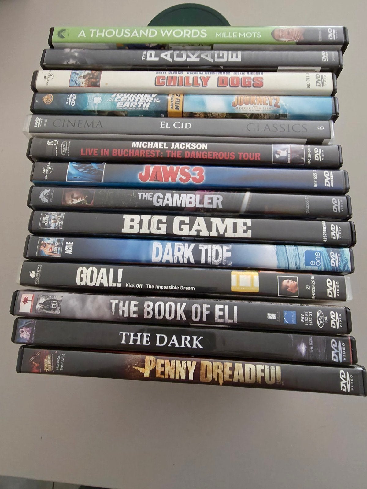 LOT 1,    DVD'S    ALLERLEI, CD & DVD, Enlèvement, Comme neuf, Anglais, Néerlandais