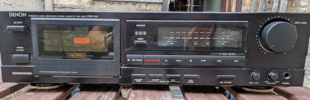 Lecteur cassette audio Denon DRM 510, TV, Hi-fi & Vidéo, Decks cassettes, Enlèvement ou Envoi, Simple, Denon