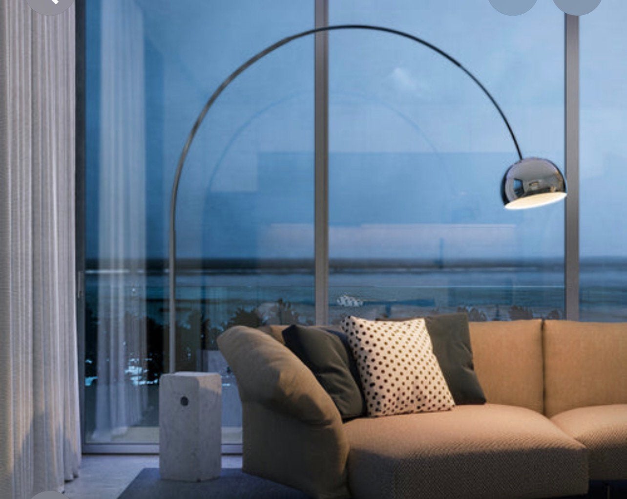 Flos arco booglamp replica, Enlèvement, Comme neuf