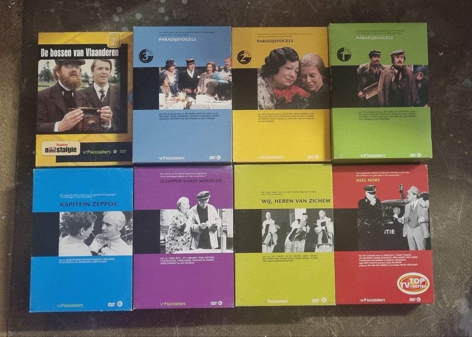 Vrt klassiekers - 8 dvd boxen, Enlèvement, Comme neuf