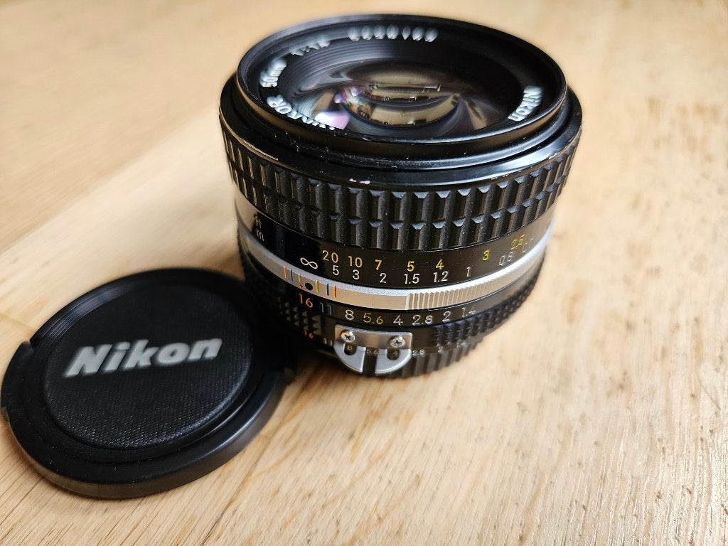 Nikon Nikkor 50mm f 1.4 AIS lens in goede staat, Ophalen of Verzenden, Gebruikt, Spiegelreflex, Nikon