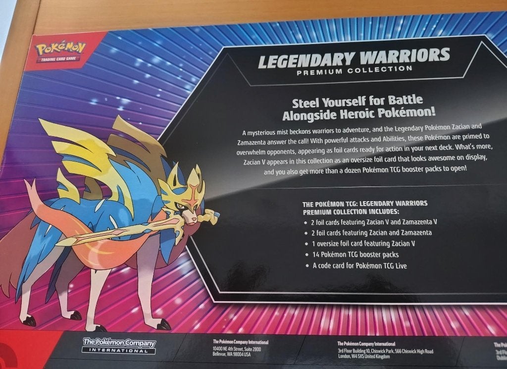 Legendary Warriors Premium Collection, Ophalen, Zo goed als nieuw, Overige typen, Foil