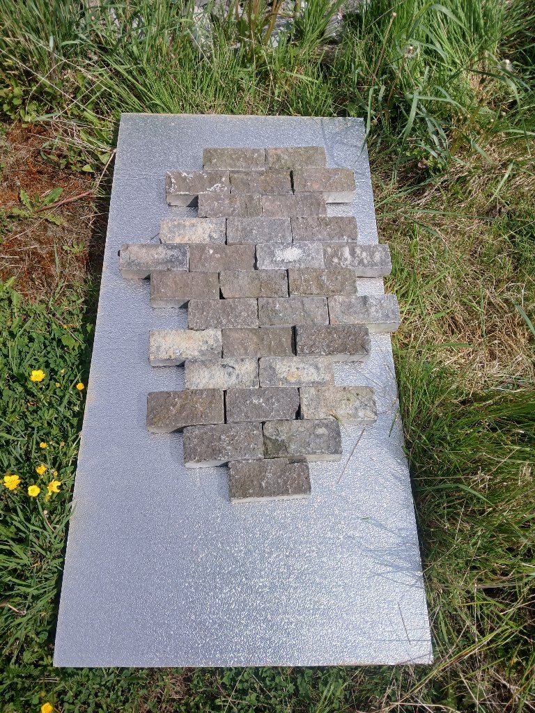 Terrassteentjes blauwe steen - Bigbags, Ophalen, Zo goed als nieuw, Overige materialen, Overige typen