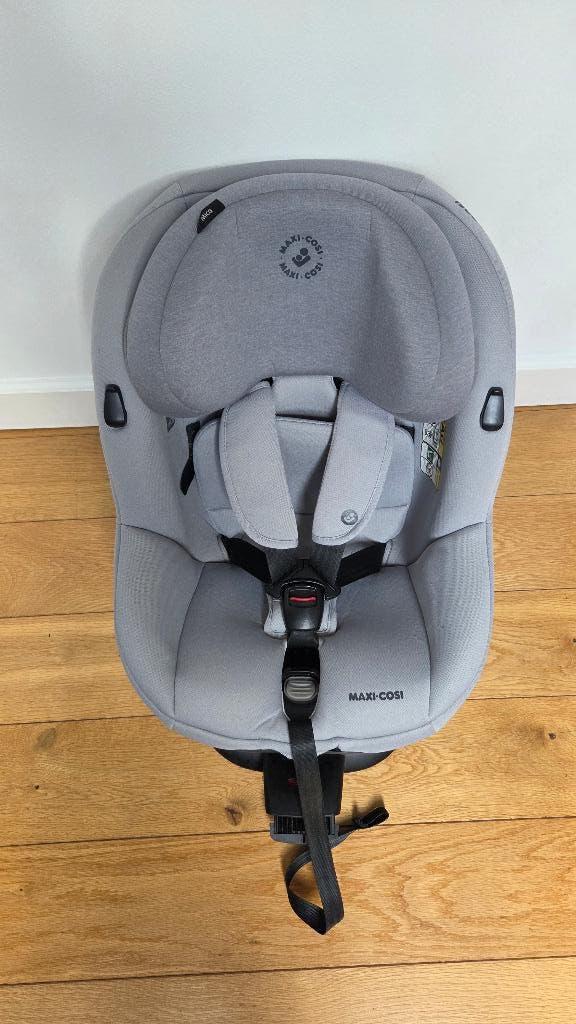 Maxi cosi Mica autostoel authentic grey met hoes, Ophalen, Verstelbare rugleuning, Gebruikt, 0 t/m 18 kg