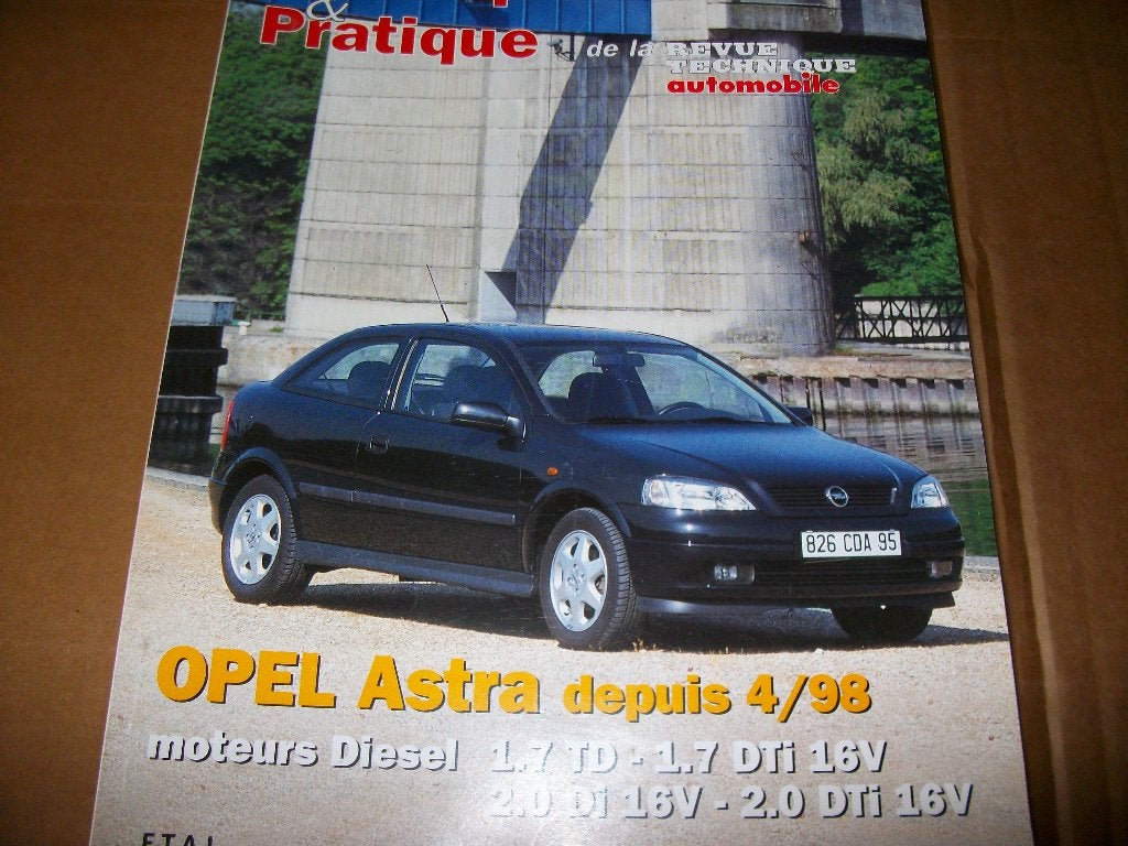 revue technique opel astra G turbodiesel 1998-2001, Enlèvement ou Envoi