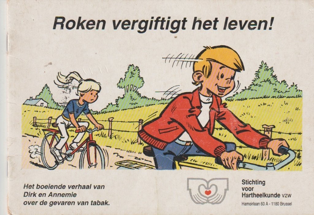 Stripboekje : Roken vergiftigt het leven., Livres, BD, Envoi