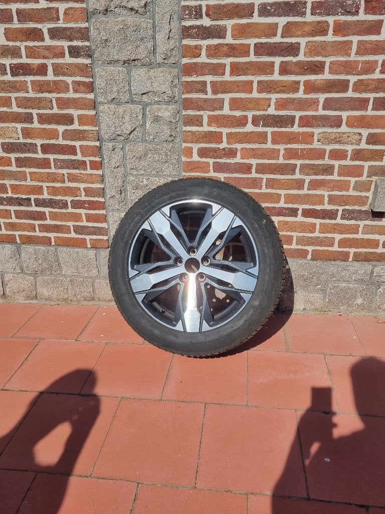 kit Jantes et pneus hiver + barres de toit, Enlèvement, Utilisé, Peugeot
