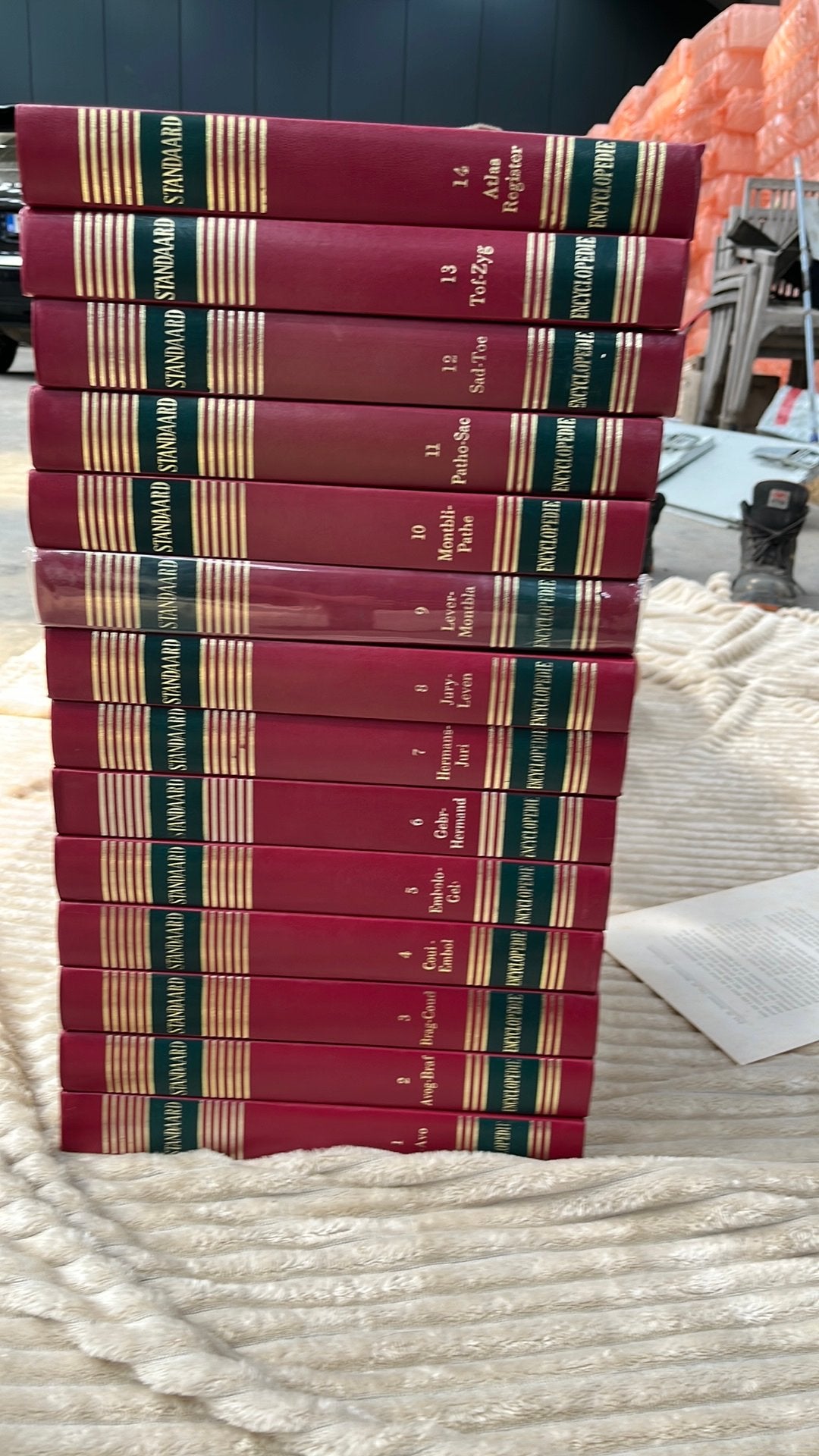 Encyclopédie en 14 volumes avec atlas et certificat, Livres, Série complète, Enlèvement, Général, Comme neuf