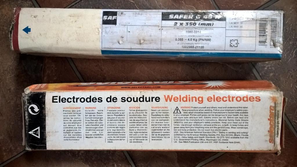 Électrodes pour souder, Enlèvement, Neuf, Électrodes