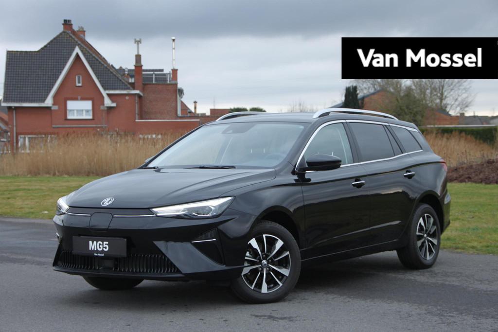 MG MG5 Long Range 61 kWh COMFORT (automatique), Autos, MG, Achat, Noir, 5 portes, Tissu