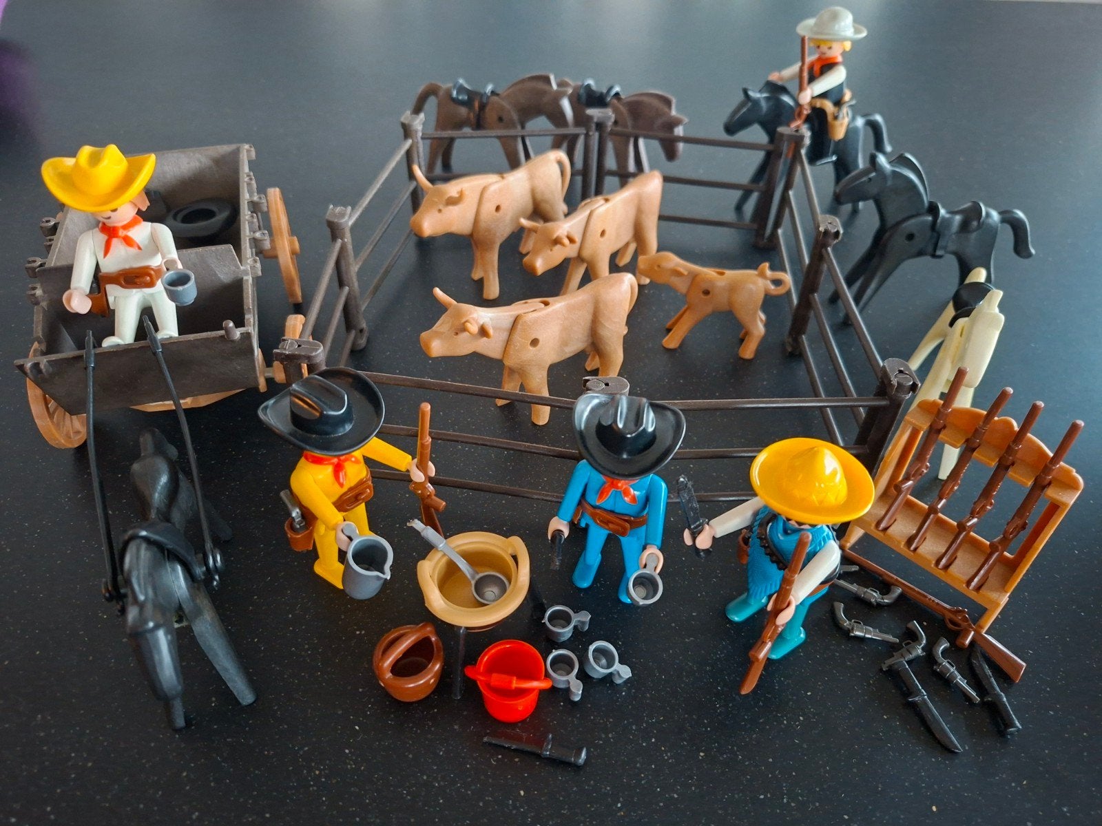 Playmobil 3484 cowboys, Complete set, Ophalen of Verzenden, Zo goed als nieuw, Country