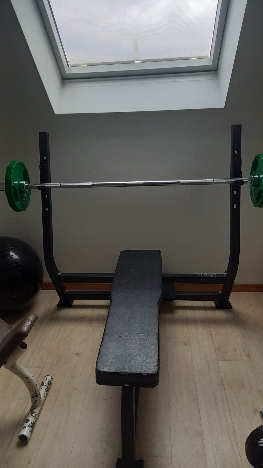 Zware halterbank, Sport en Fitness, Fitnessmaterialen, Ophalen of Verzenden