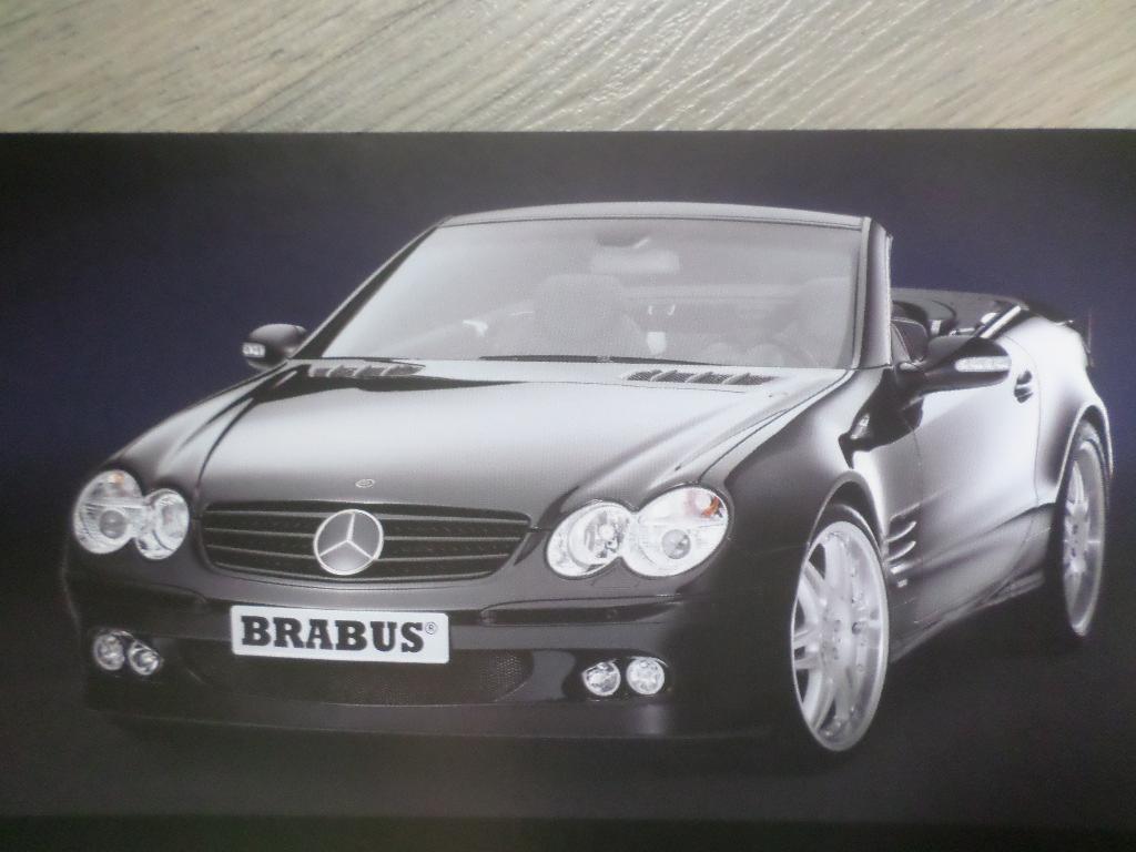 Brochure de la Mercedes Brabus SL 2002, Enlèvement ou Envoi, Mercedes