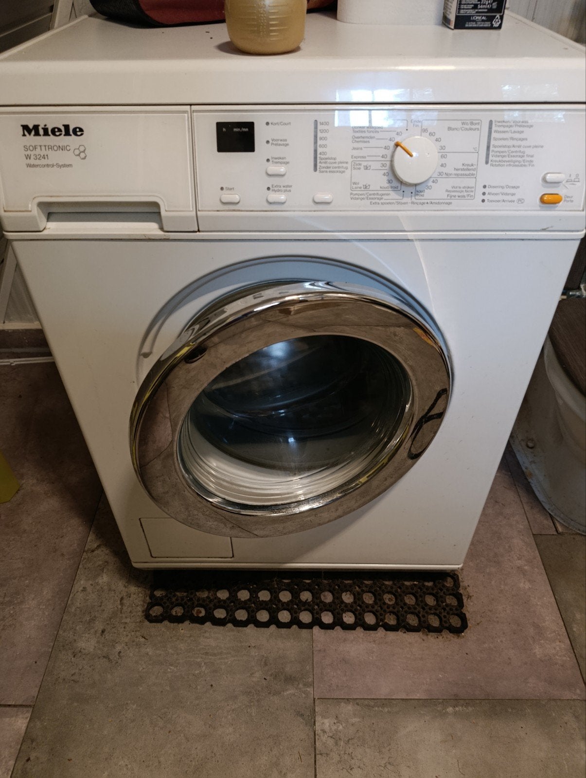 Miele wasmachine, Ophalen