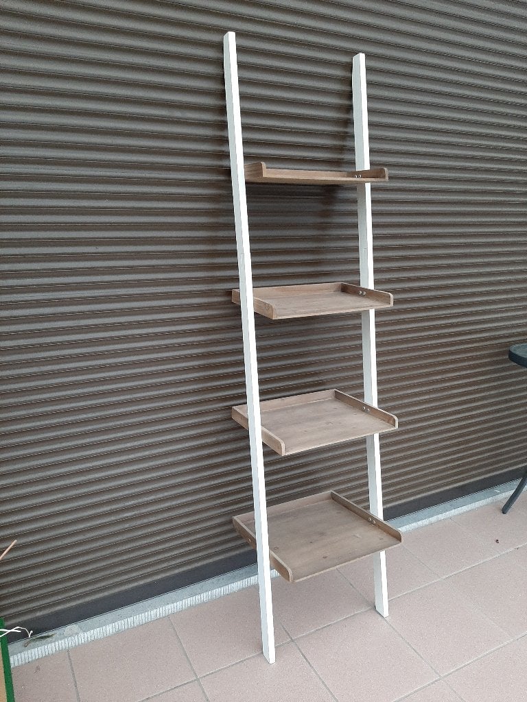 Houten rekje voor (foto-)kaders, planten, boeken, ..., Enlèvement, Comme neuf
