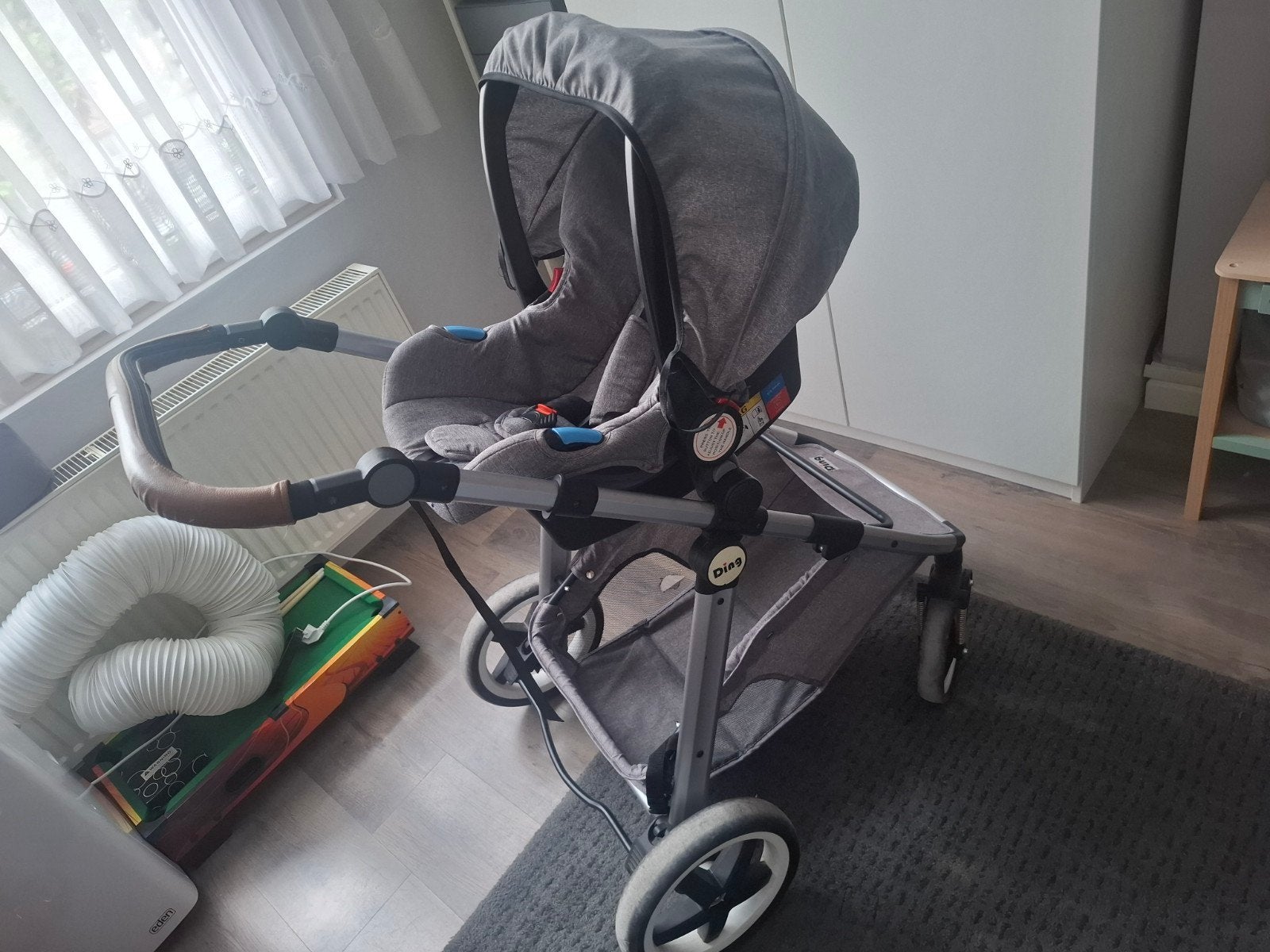 kinderwagen 3 delig, Kinderen en Baby's, Kinderwagens en Combinaties, Ophalen, Gebruikt, Kinderwagen, Duowagen