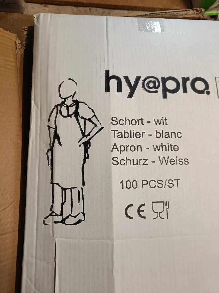 Gratis plastieken schorten, Ophalen