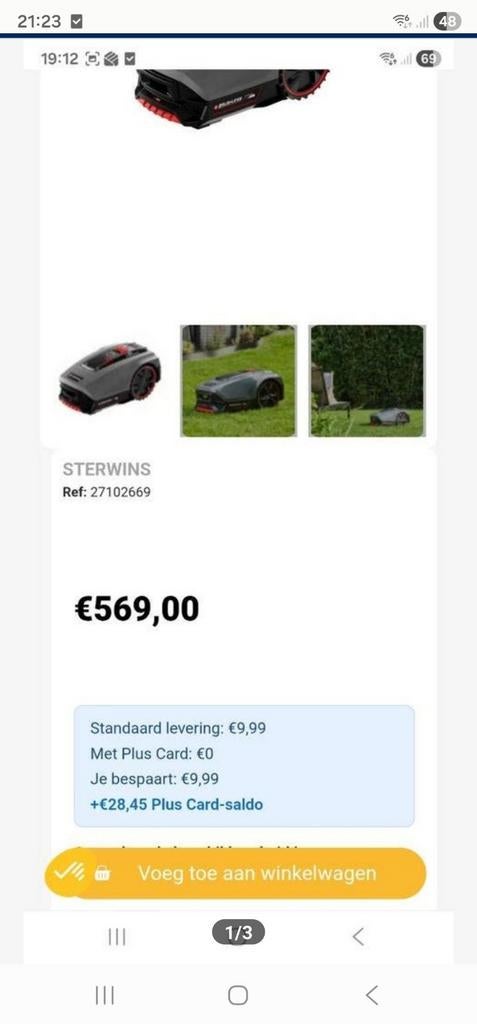 Gras robot nieuw  robotmaaier, Tuin en Terras, Ophalen
