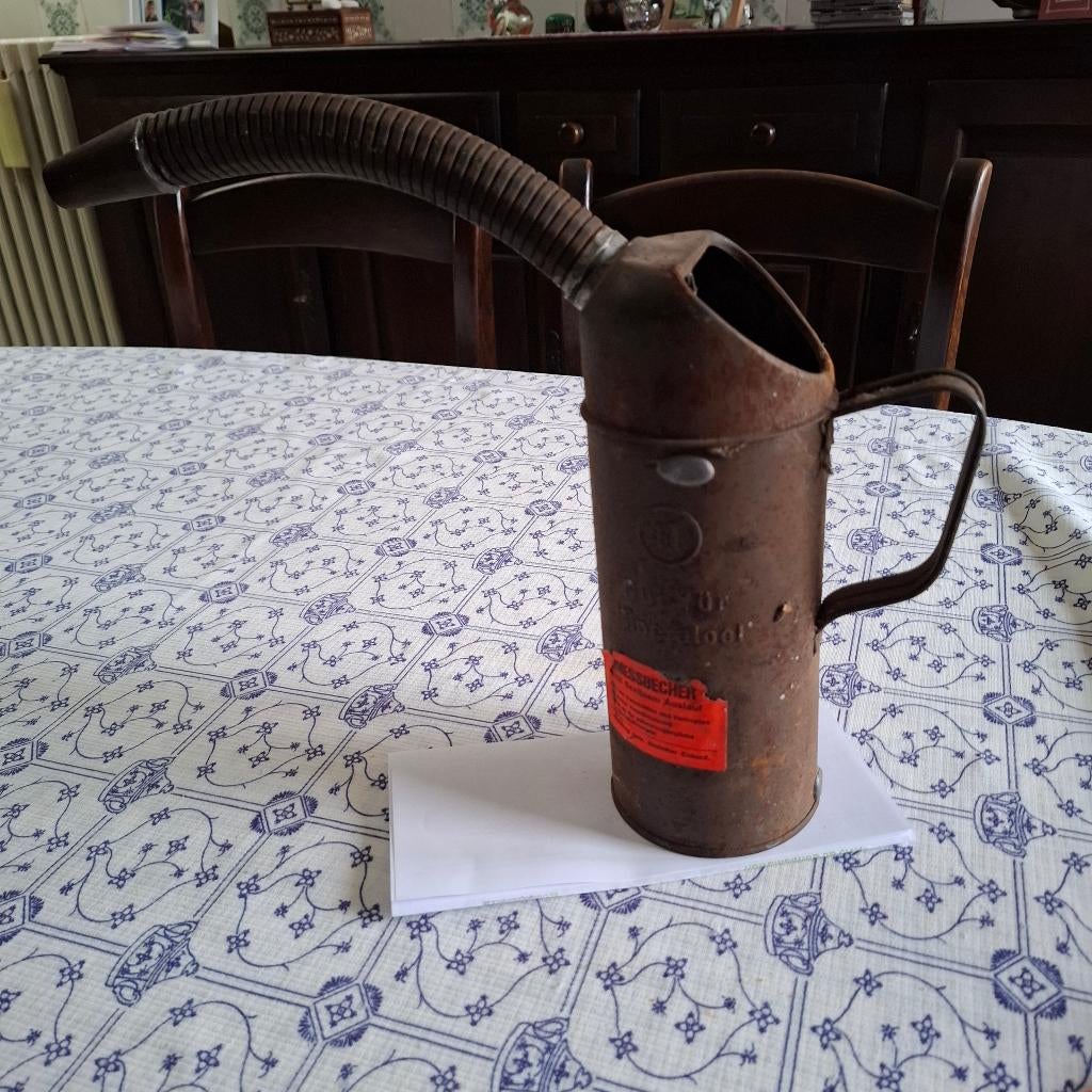 Ancien bidon d'huile verseur 1 L Nur, Enlèvement