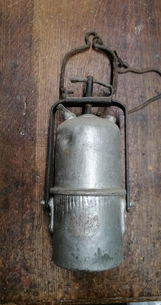 Lampe carbure mineur ancienne, Envoi