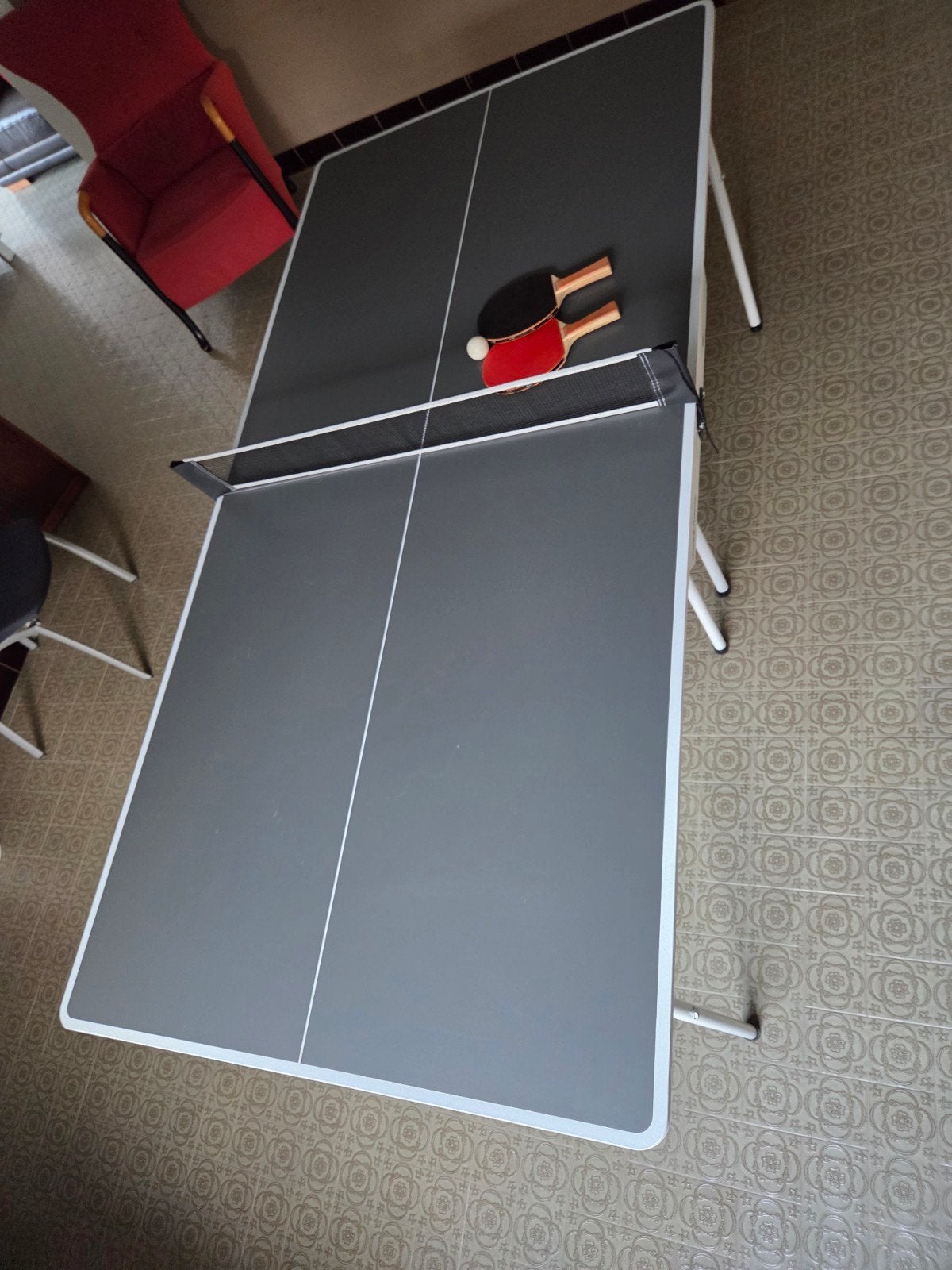 Tafeltennistafel medium, Ophalen, Gebruikt, Tafel Indoor, Inklapbaar
