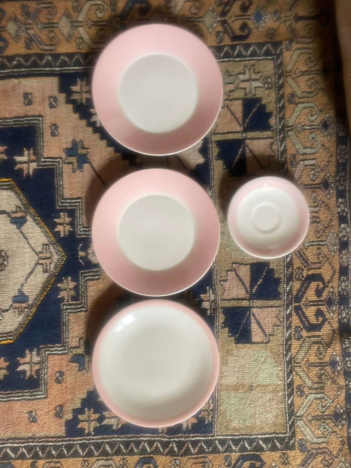 Boch - pastelroze retroset, Antiek en Kunst, Ophalen