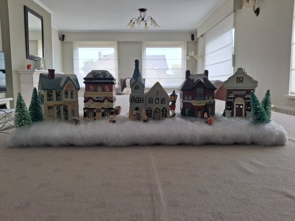 kerstdorp, Ophalen, Gebruikt