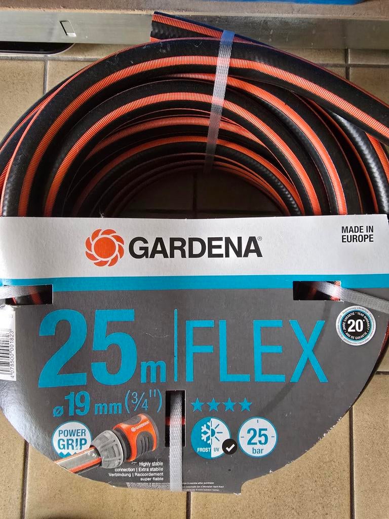 Gardena tuinslang flex 25m. 19mm 3/4", Tuin en Terras, Tuinslangen, Ophalen, Nieuw, Tuinslang