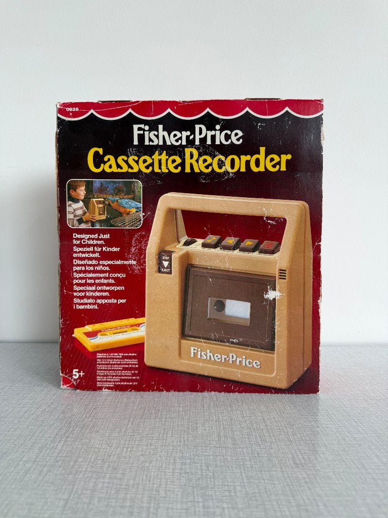 Vintage Fischer Price cassettespeler, Enlèvement ou Envoi
