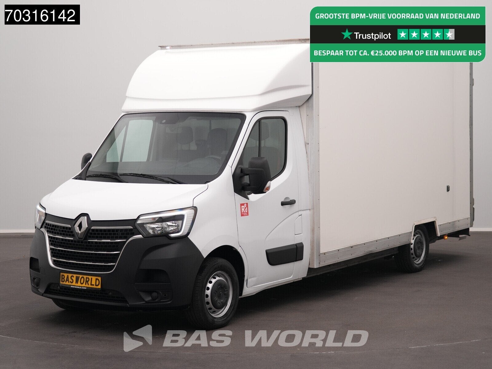 Renault Master 145PK Lowliner Bakwagen LED Navi Airco Cruise, 145 ch, Achat, Euro 6, Entreprise
