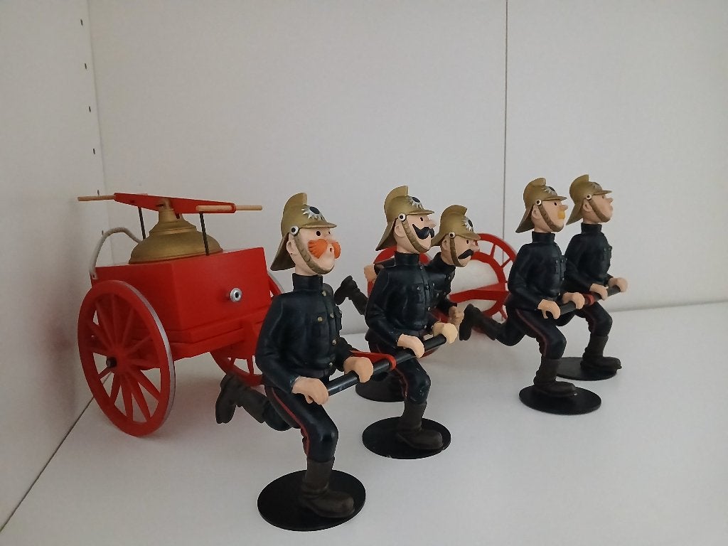 Aroutcheff - De brandweermannen in Bras, Ophalen, Kuifje, Zo goed als nieuw
