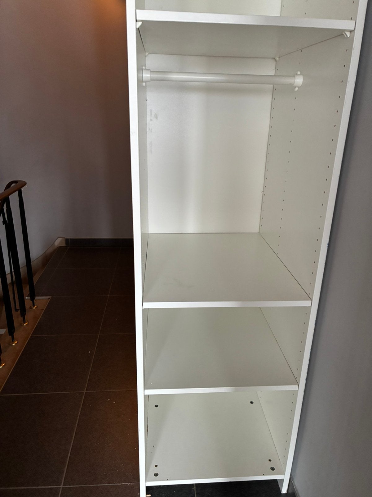 Pax kast IKEA 2,36m hoog met leggers en hangbaren50x58x236, Huis en Inrichting, Ophalen, Gebruikt, 200 cm of meer, Met plank(en)