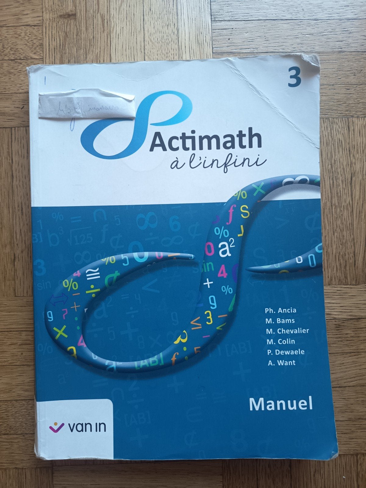 ACTIMATH À L'INFINI 3/ MANUEL, Enlèvement