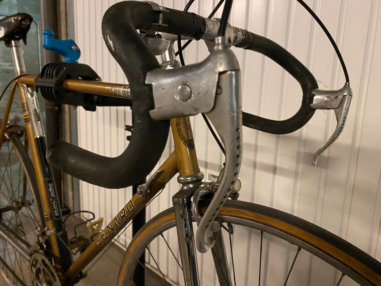 Vélo de course vintage JENARO Équipement Campagnolo, Acier, Enlèvement, 28 pouces, Hommes