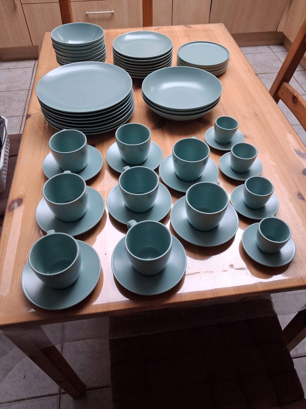 service de table, Enlèvement