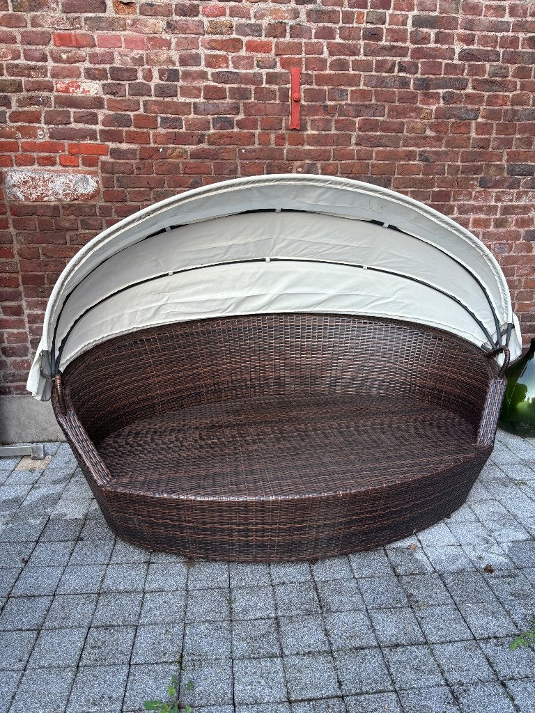 Tuin lounge zetel, Ophalen, Zo goed als nieuw, Kunststof